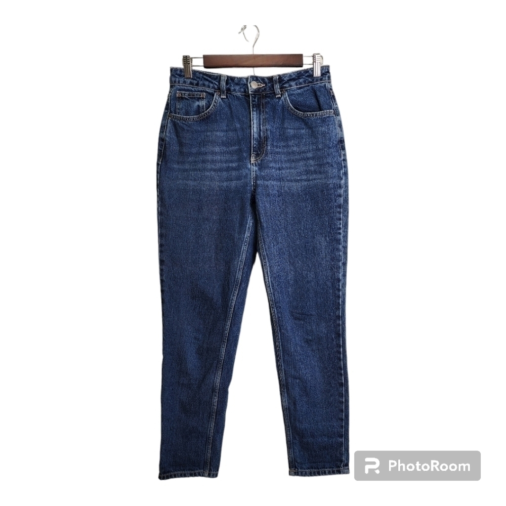Topshop Moto Mom Blue Denim Jeans Size 28x32